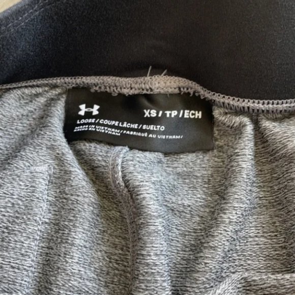 Under Armour Modal Tapered Slouch Pants Style# 1318415 - Gray, Size XS - Picture 12 of 16